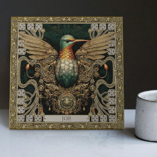 Mystischer Kolibri-Stammesjuwel-Tribut Fliese