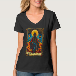 Mystischer Magier der Tarot Card T-Shirt