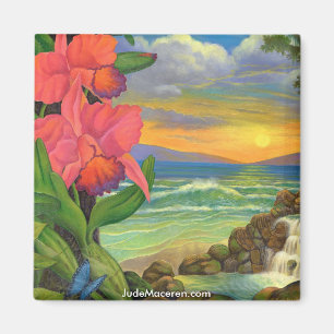 Mystischer Meerblick-Magnet Magnet
