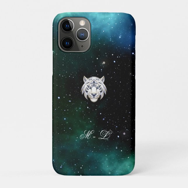 Mystischer Nachthimmel Tiger Case-Mate iPhone Hülle (Rückseite)