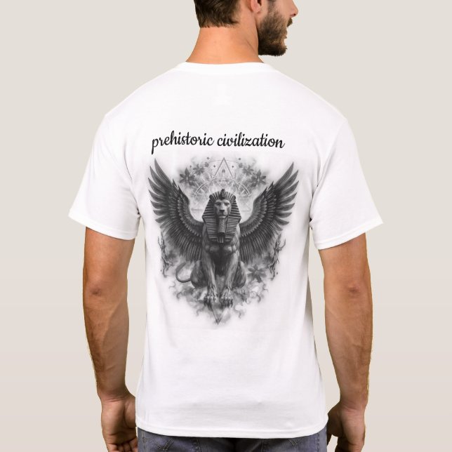 Mystischer Pharao Men-T - Shirt Ancient Egyptian (Rückseite)