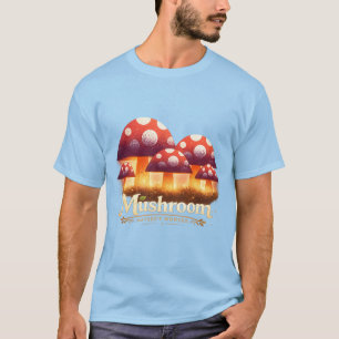 Mystischer Pilz Glow. T-Shirt