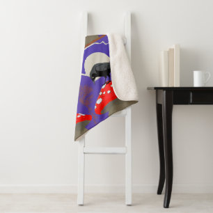 Mystischer Rabe Sherpadecke