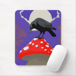Mystischer Raben-Mauspad Mousepad