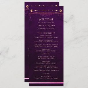 Mystischer Regenbogen Deep Plum Sun Moon Astronomi Programm