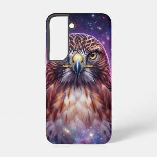 Mystischer Rotschwanzbussard Sternenhimmel Android Samsung Galaxy Hülle
