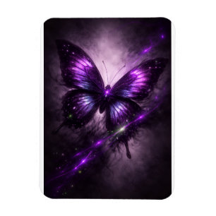 Mystischer Schmetterling Flexibler Photo Magnet
