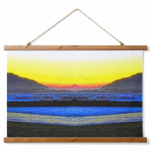 Mystischer Sonnenuntergang Doppelbild