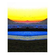 Mystischer Sonnenuntergang Doppelblick