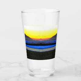 Mystischer Sonnenuntergang Glas