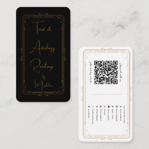 Mystischer Tarot-Leser Social Media Verbindungs-QR Visitenkarte