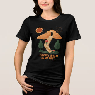 Mystischer Treppen-Tee Tri-Blend Shirt