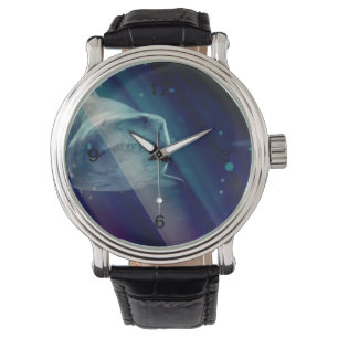 Mystischer Unterwasserhai Armbanduhr