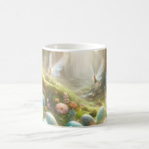 Mystischer Wald Fee Magischer Frühling Eier Kaffeetasse