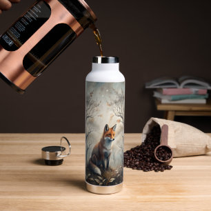 Mystischer Wald Fuchs Trinkflasche