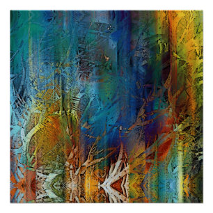 Mystischer Wald Poster