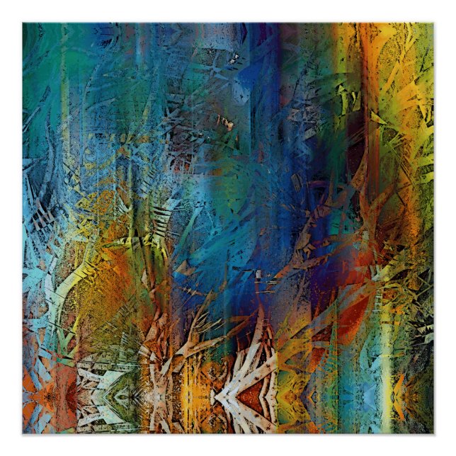 Mystischer Wald Poster (Vorderseite)