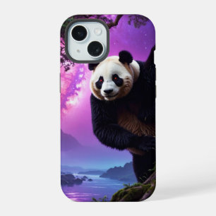 Mystischer Waldpanda iPhone 15 Hülle