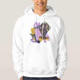 Mystischer Waschbärgeist und violette Kristalle Hoodie