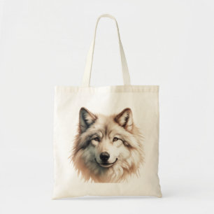 Mystischer Wolf Tragetasche