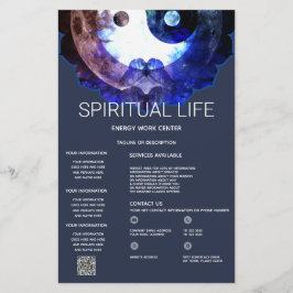 Mystischer Yin Yang, spiritueller Holistischer Die Flyer
