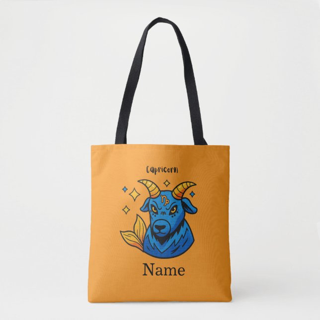 Mystischer Zodiak Steinbock Seebock Astrologie Tasche (Vorderseite)