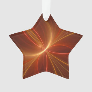 Mystisches Abstraktes Fraktal Kunst Moderne, warme Ornament