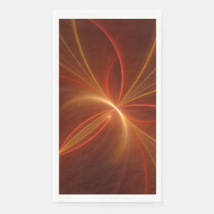 Mystisches Abstraktes Fraktal Kunst Moderne, warme Serviette
