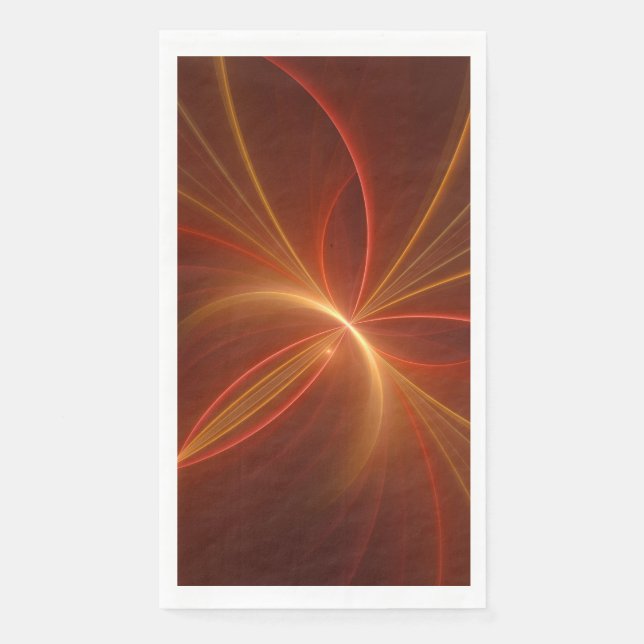 Mystisches Abstraktes Fraktal Kunst Moderne, warme Serviette (Vorderseite)