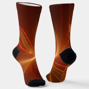 Mystisches Abstraktes Fraktal Kunst Moderne, warme Socken