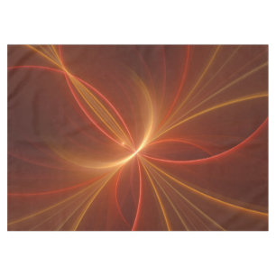 Mystisches Abstraktes Fraktal Kunst Moderne, warme Tischdecke