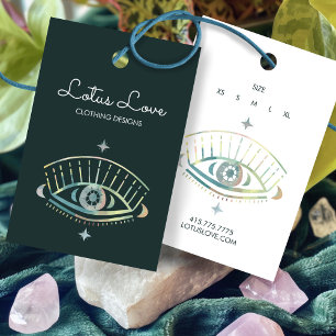 Mystisches Auge Größenetikett KleidungSchmuck Auss