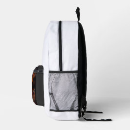 Mystisches brennendes Auge Dark Fantasy Ästhetik R Bedruckter Rucksack