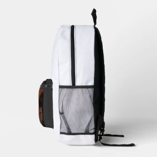 Mystisches brennendes Auge Dark Fantasy Ästhetik R Bedruckter Rucksack