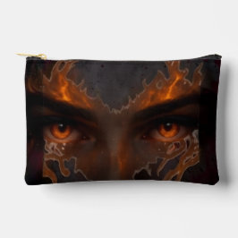 Mystisches brennendes Auge Dark Fantasy Kosmetikbe Zubehörtasche