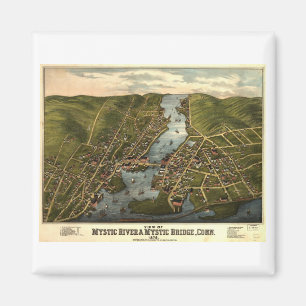 Mystisches Connecticut im Jahre 1879 Magnet