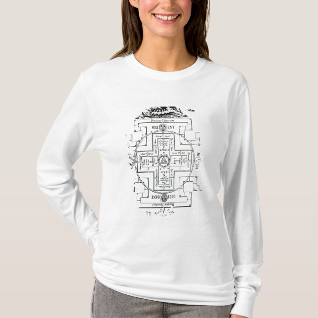 Mystisches Diagramm von Solomons T-Shirt (Vorderseite)