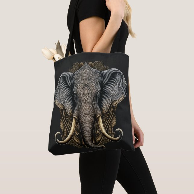 Mystisches Elefantenwasser Tasche (Von Nahem)