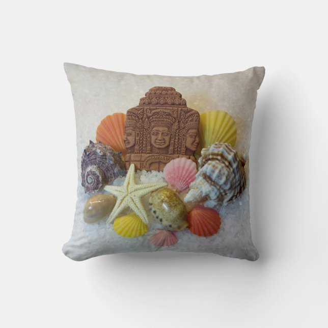 Mystisches Energieseashells-und Kissen (Vorderseite)