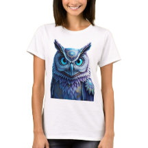 Mystisches Fantasy-Eulen-T-Shirt | Spirituelles Ma
