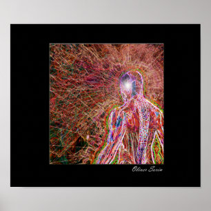 Mystisches Feuer Poster