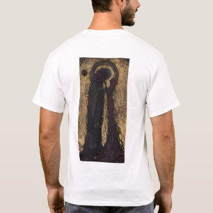 Mystisches Goddess-Portrait mit FlowWaves T-Shi T-Shirt