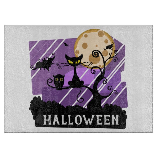 Mystisches Halloween Schneidebrett (Vorderseite)