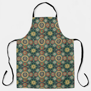 Mystisches heiliges Design - spirituelles Mandala- Schürze