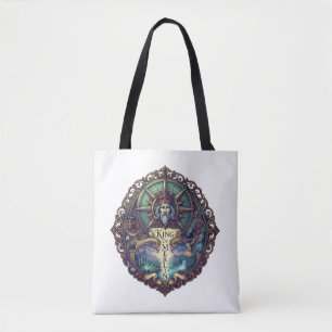 Mystisches Himmelsrahmen-Grafik-T-Shirt Tasche