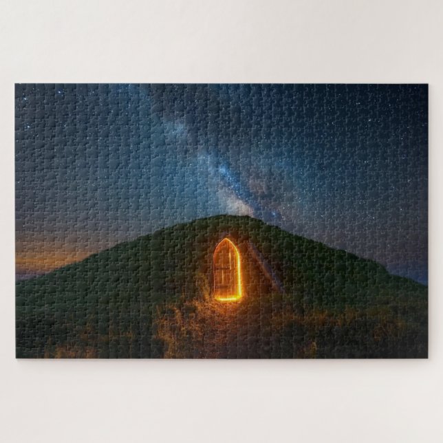 Mystisches Irisches Feen-Hügel-Puzzle (Horizontal)