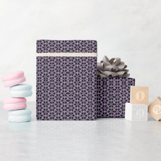Mystisches Lavendelgitter Geschenkpapier