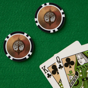 Mystisches Leben des Baumes Pokerchips