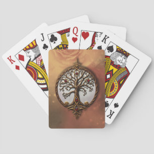 Mystisches Leben des Baumes Spielkarten