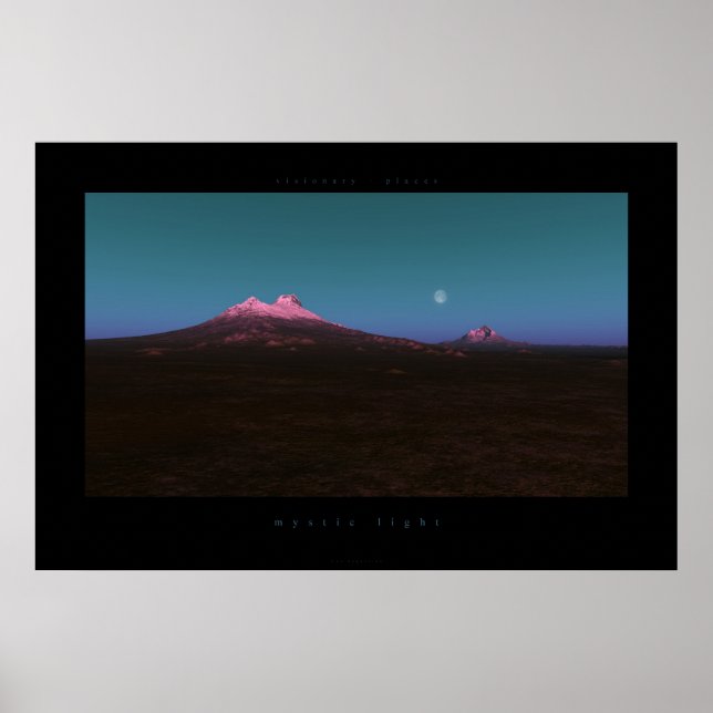 mystisches Licht Poster (Vorne)